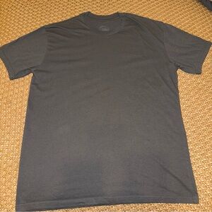 Gray Crew Neck Short Sleeve Tee